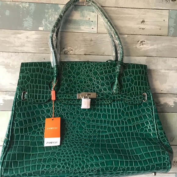 ladies green handbags